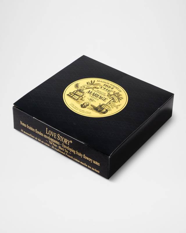 Love Story Black Tea Box, 30 Tea Sachets